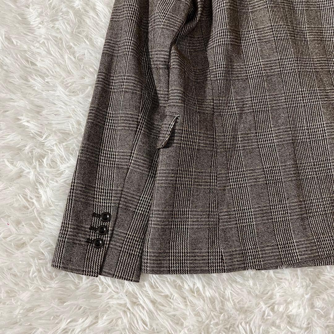 極美品 レリアン 現行タグ セットアップ ダブルブレスト グレンチェック