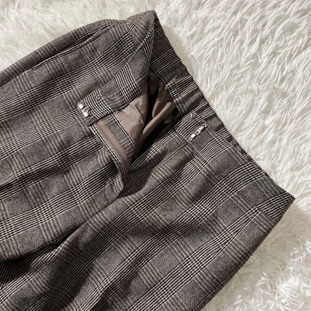 極美品 レリアン 現行タグ セットアップ ダブルブレスト グレンチェック