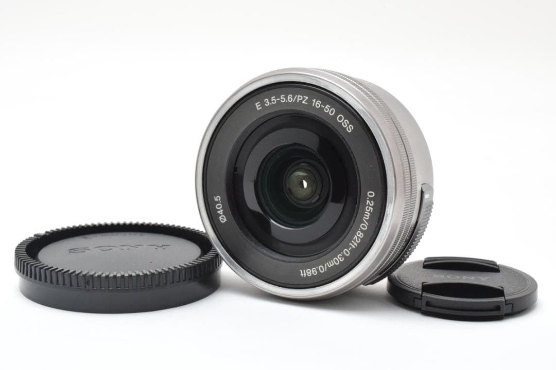 美品 E PZ 16-50 3.5-5.6 SELP1650 シルバー M625