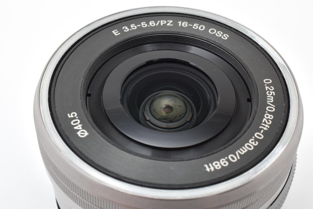 美品 E PZ 16-50 3.5-5.6 SELP1650 シルバー M625