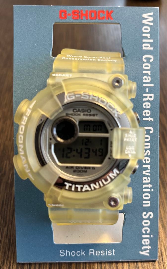 フロッグマン DW-8201WC-7T 白 98年 W.C.C.S