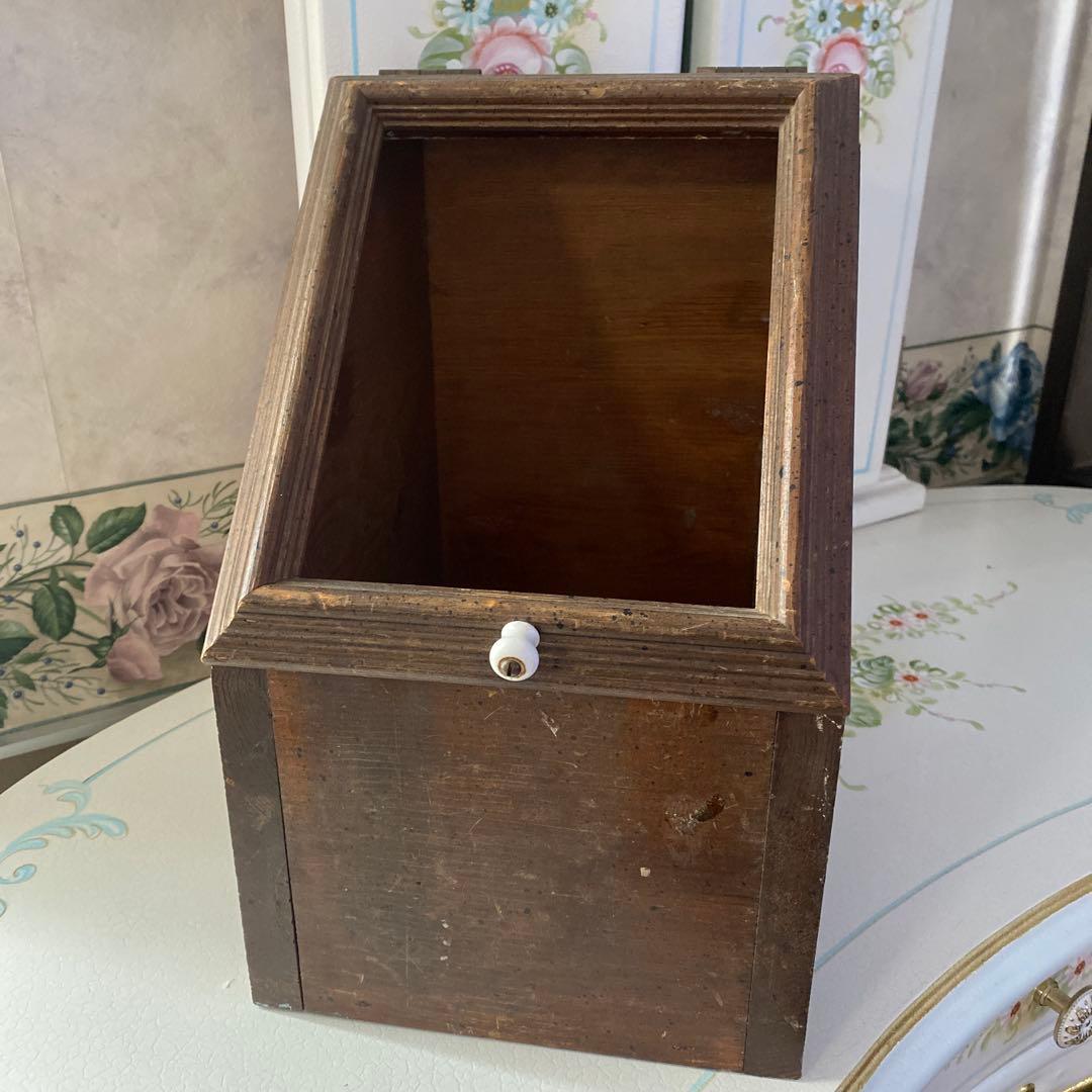 フランスアンティーク木製キャビネット 什器　BOX シェルフ