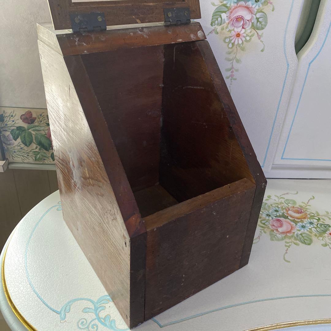 フランスアンティーク木製キャビネット 什器　BOX シェルフ