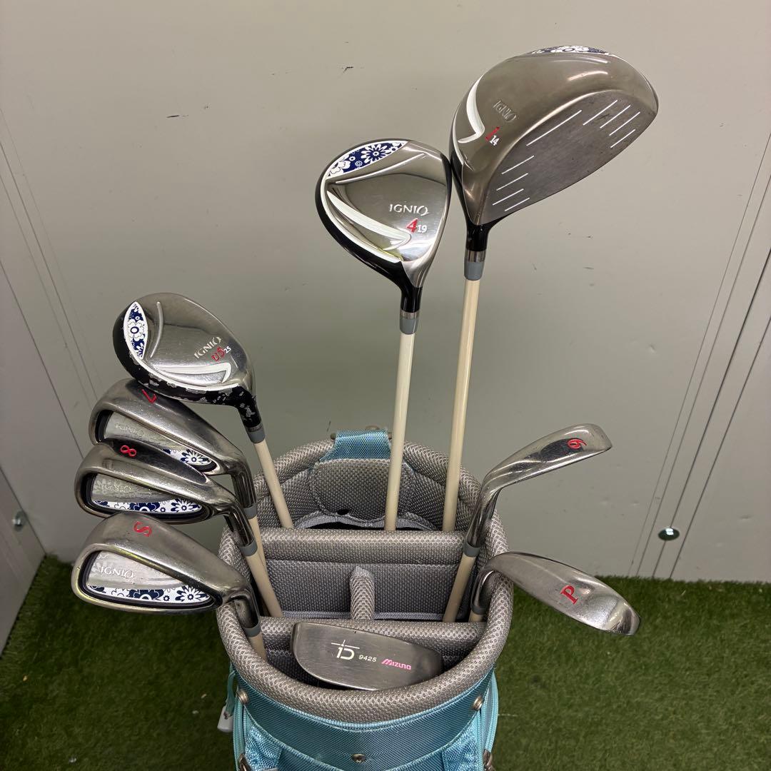 レディースゴルフクラブセット【MIZUNO】【IGNIO】【EURUS】★