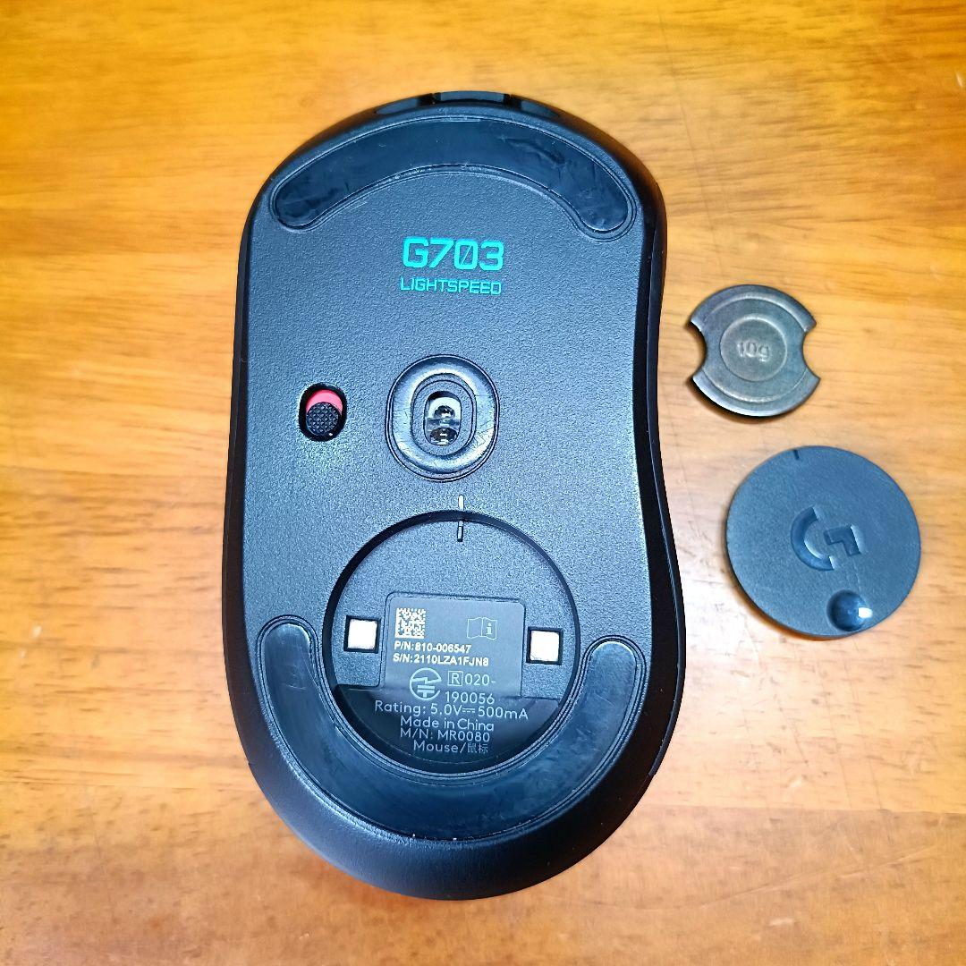 Logicool G PROキーボード G703hマウス G440マウスパッド