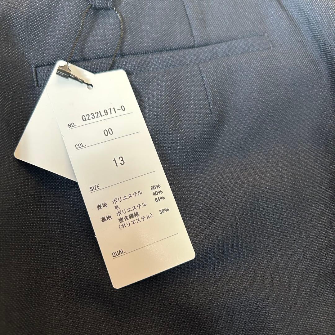 【未使用タグ付】洗えるキレイスーツ 紺ピンドット セットアップ　大きいサイズXL