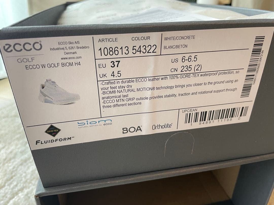 【新品】ecco Golf Biom H4 Boa ゴルフシューズ レディース