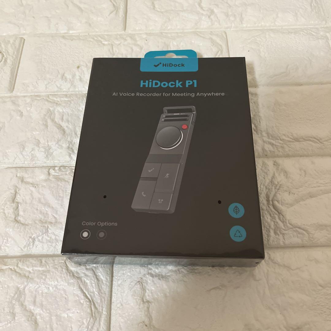 【新品未開封】 HiDock P1 AI ボイスレコーダー　送料無料