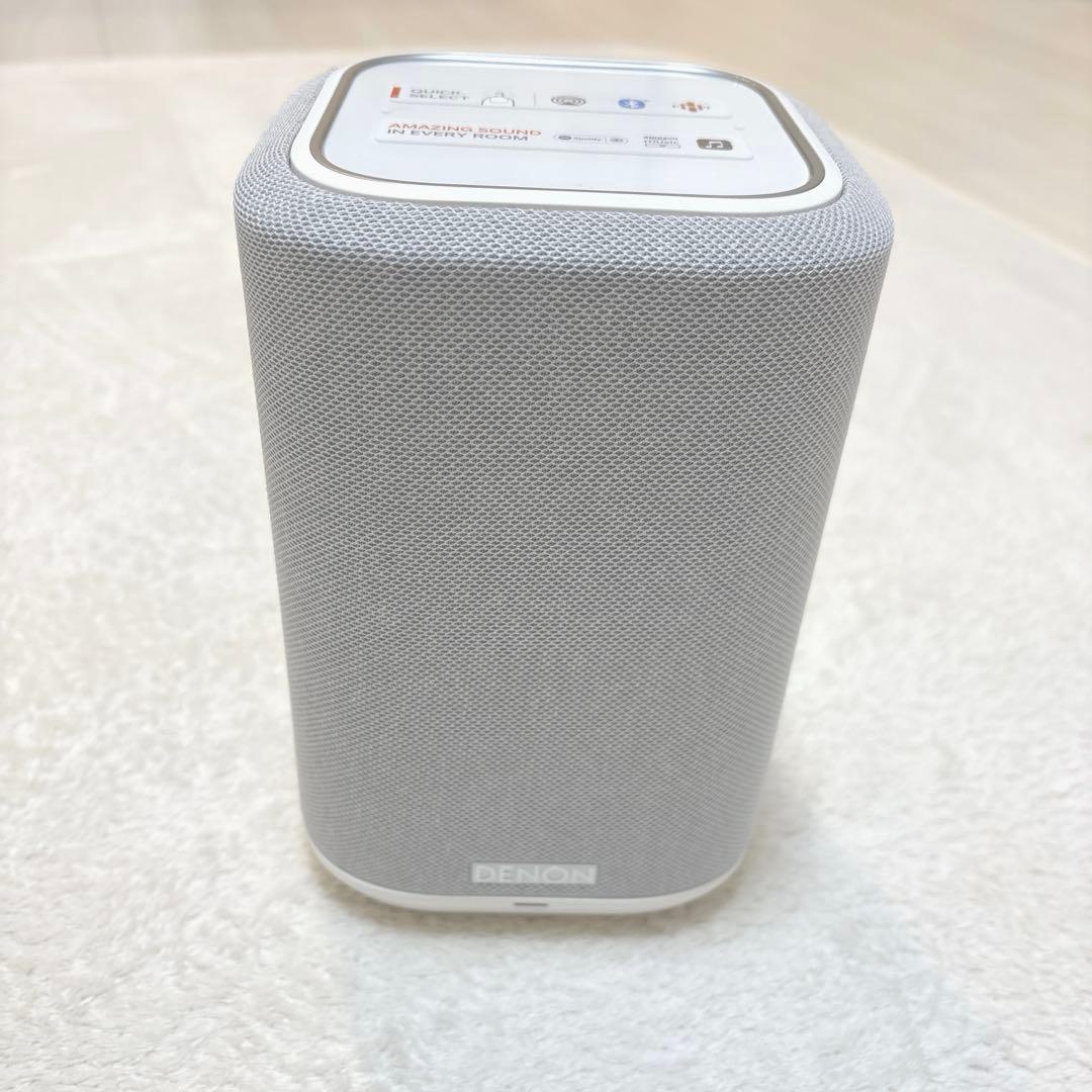 セール中！　美品　DENON ホーム　ワイヤレス　スピーカー 150 ホワイト