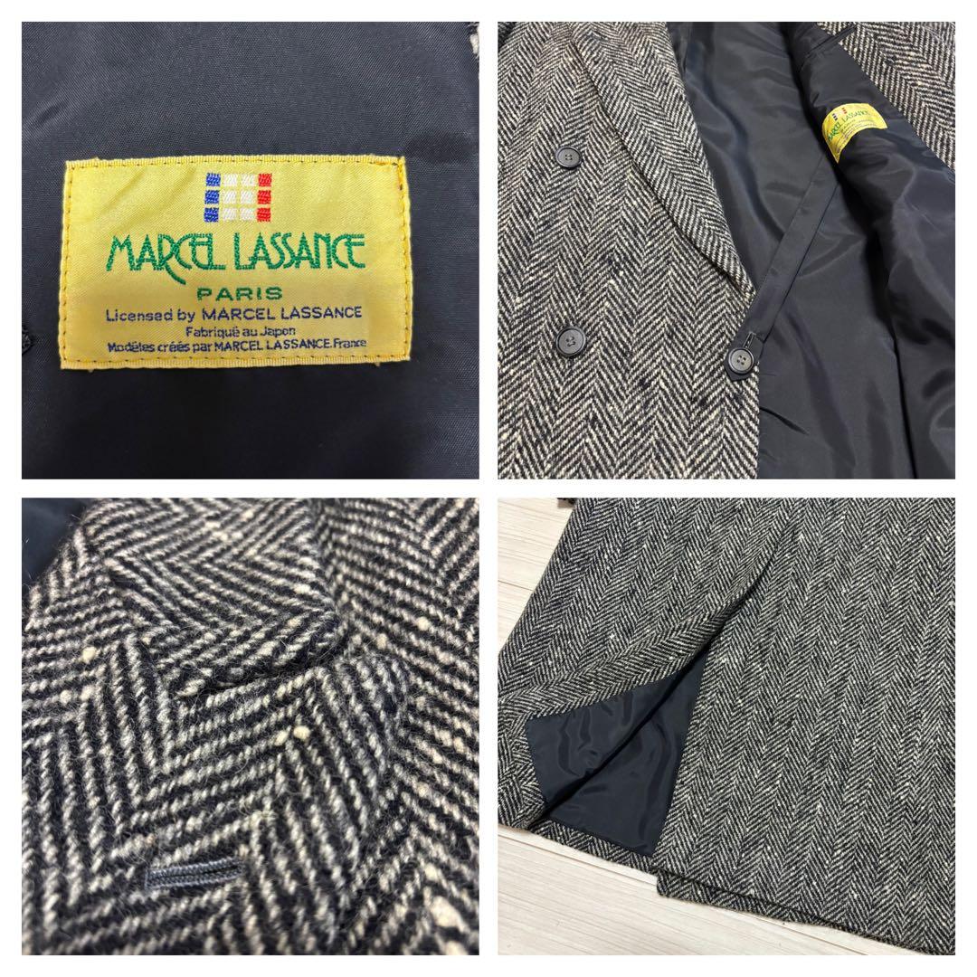 MARCEL LASSANCE ヴィンテージ ツイード ダブル チェスターコート