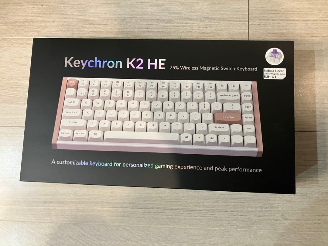 Keychron K2 HE 英語配列（ホワイト）