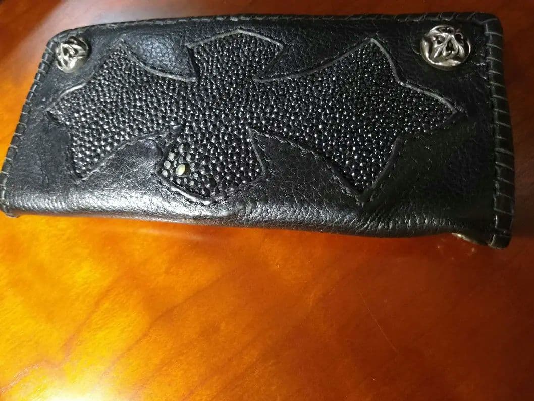 A＆G Cross Design Long Leather Wallet希少品☆