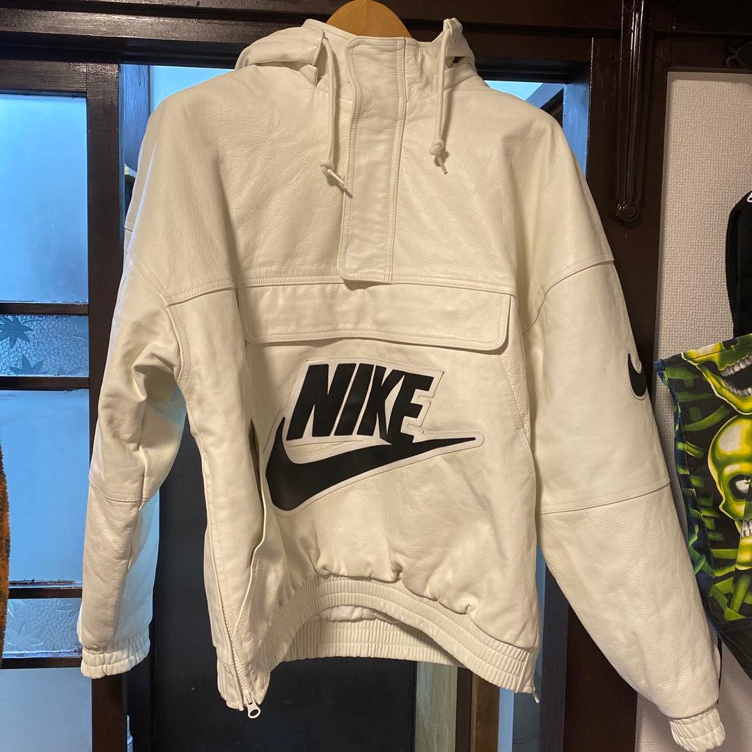 希少　Supreme × NIKE Leather Anorak 19AW