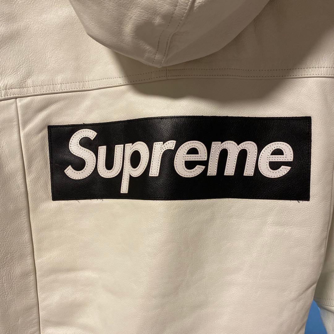 希少　Supreme × NIKE Leather Anorak 19AW