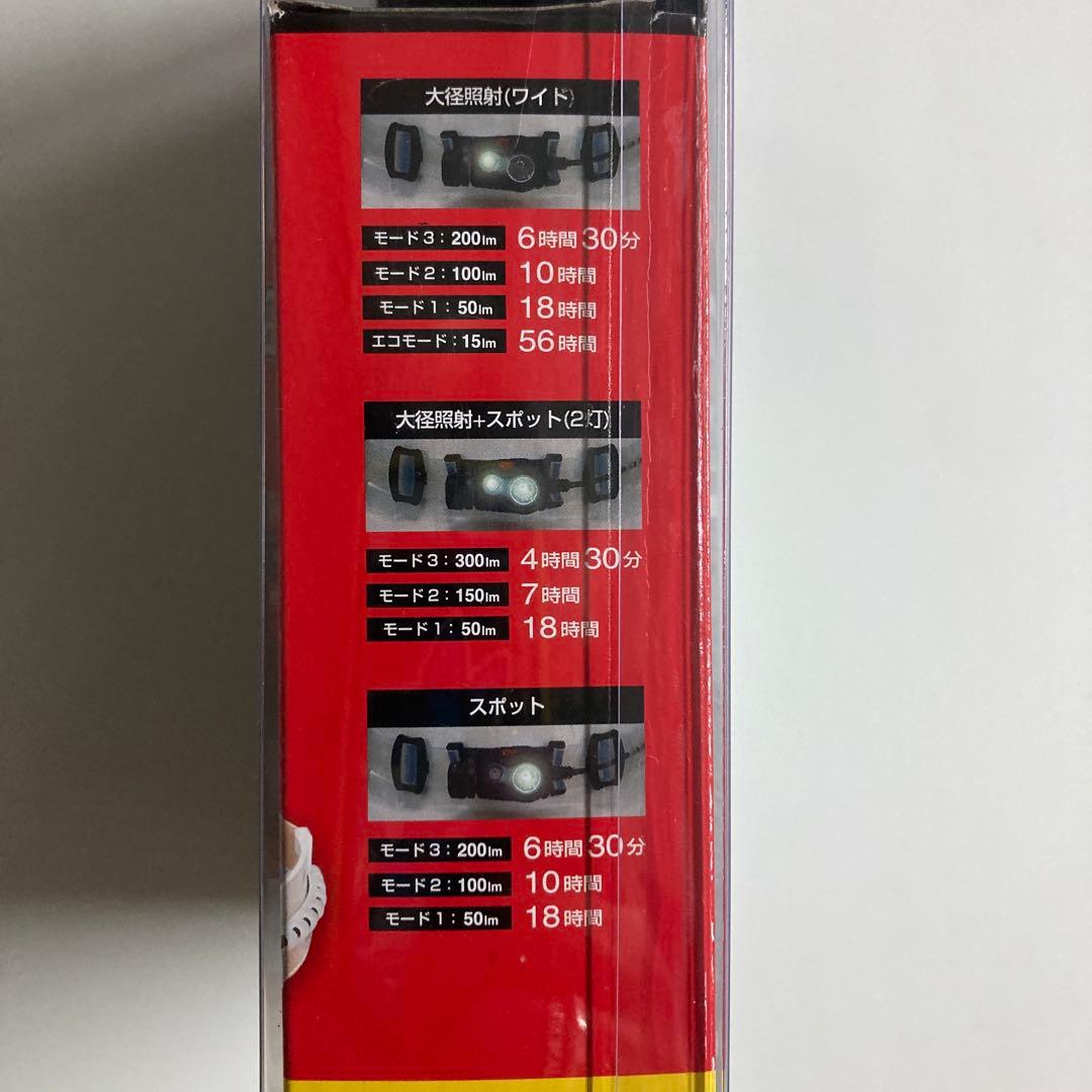 タジマ　ペタLEDヘッドライト　E301　ブラック　LE-E301-BK