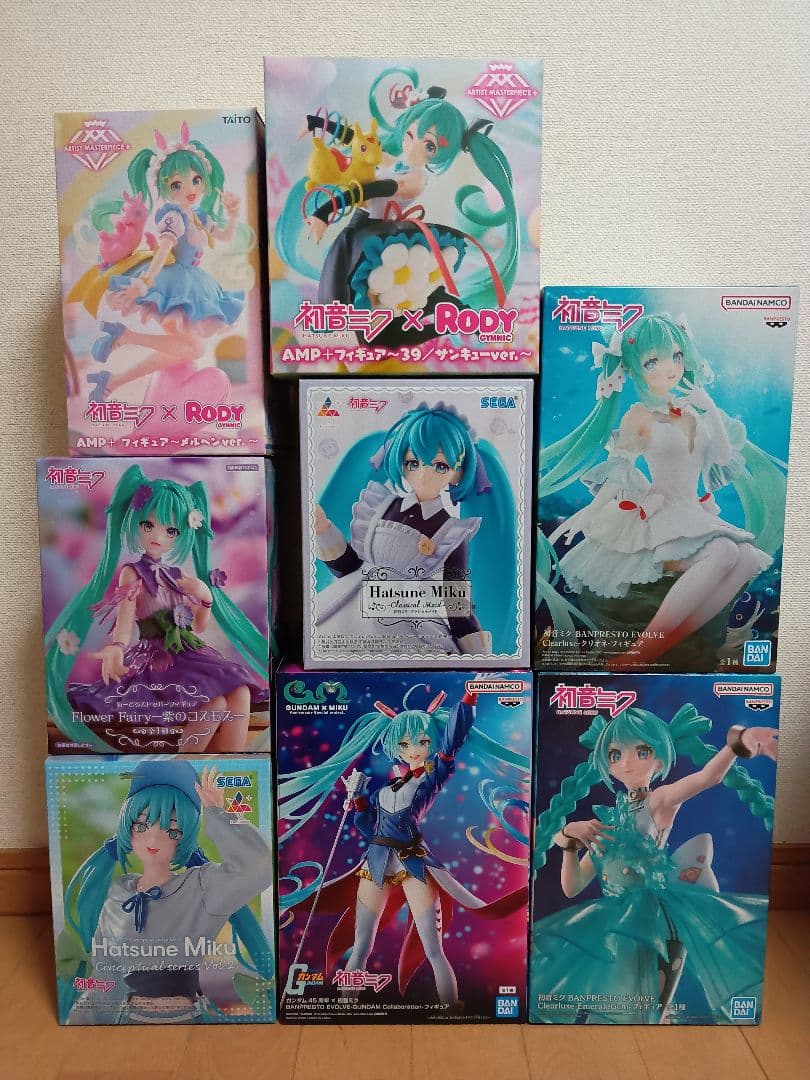 初音ミク プライズフィギュア8点