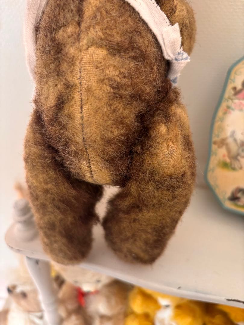 レア　ポンチ目　可愛い　DDRベア アンティークベア　ヴィンテージ　ベルリンベア