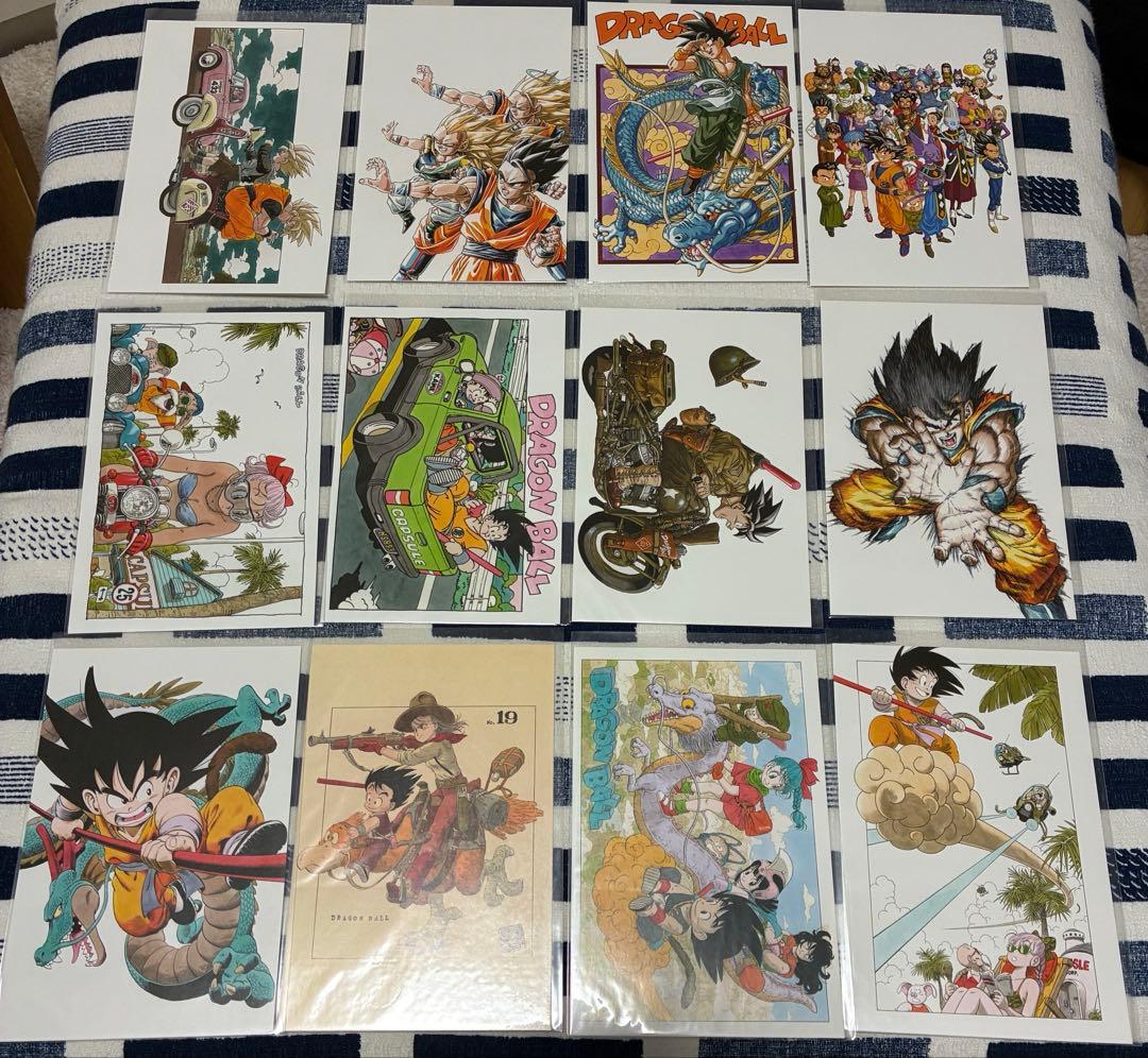 【未使用美品】ドラゴンボール展／ポストカード12枚セット