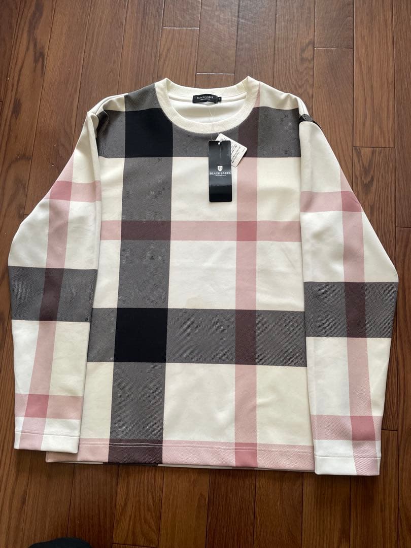 新品　バーバリークレストブリッジニット　M