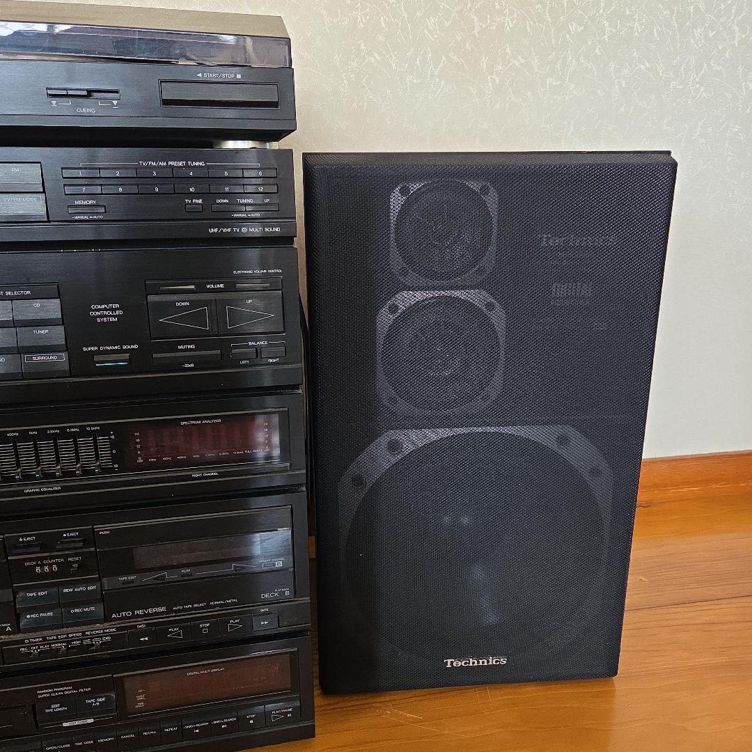 ジャンク品 松下電器 Technics コンポ CD・レコード・カセットデッキ