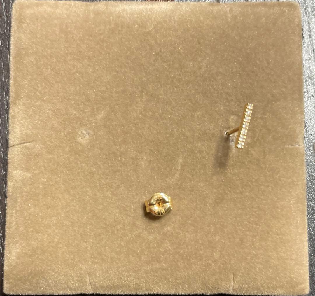 【美品】エテete K18YG パーティクル ピアス　片耳