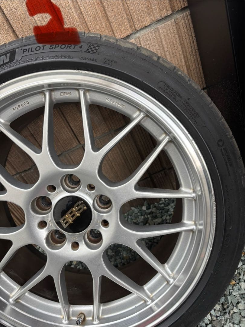 BBS 18インチ ホイールセット ミシュランタイヤ付き