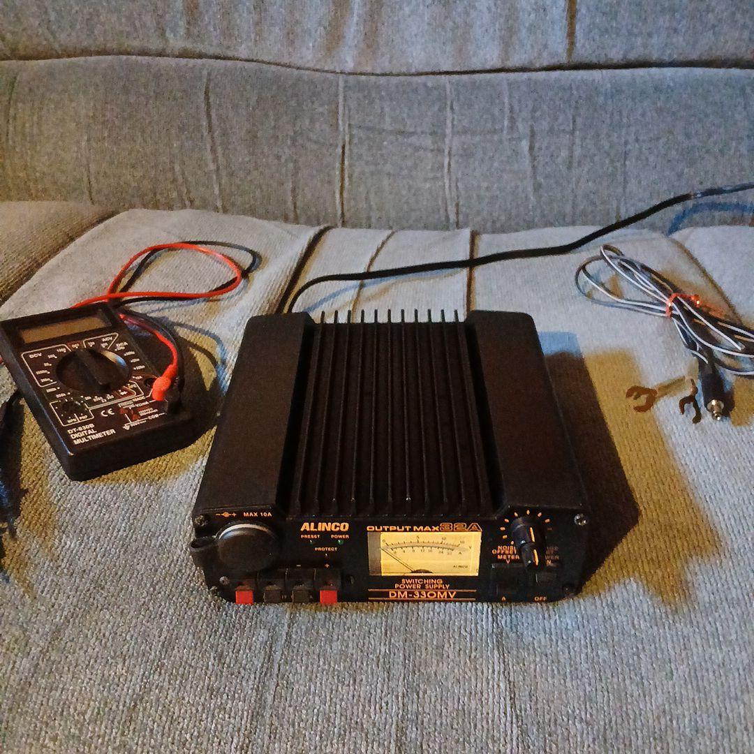 ALINCO DM-330MV スイッチング電源 + DT-830B　ジャンク