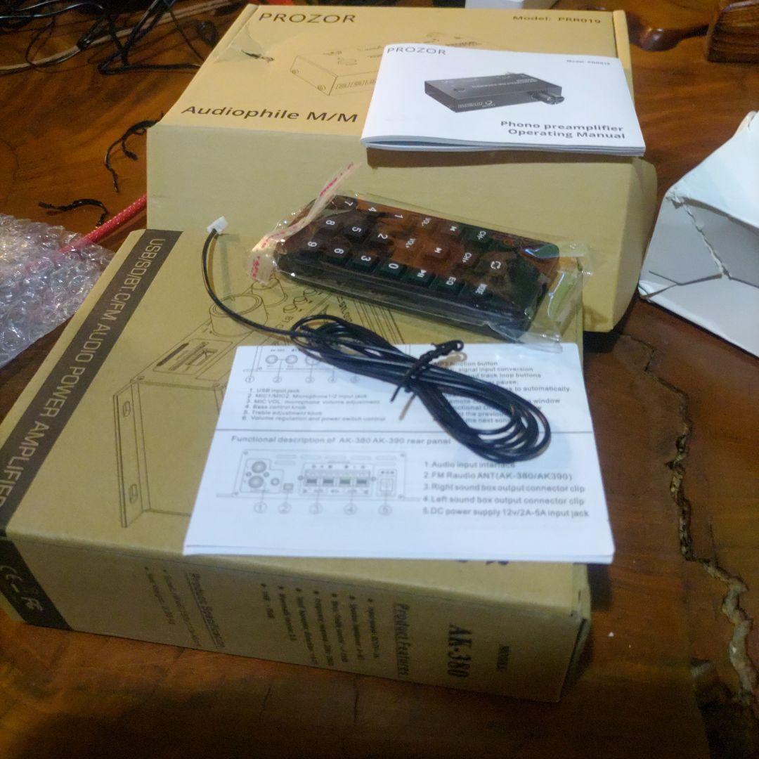 中華アンプ＋フォノイコ組込ラック３