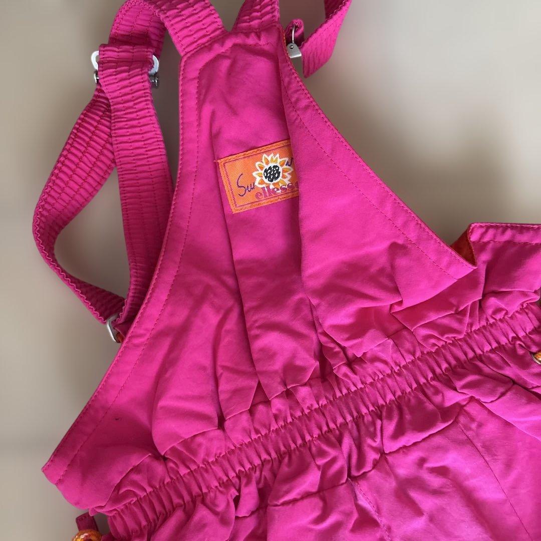 エレッセ　スキーウェア 女性用 ピンク ひまわり柄