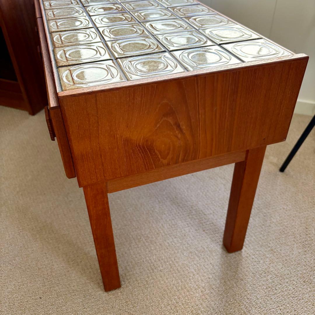 デンマーク　タイルトップ　ヴィンテージ　スモール　チェスト