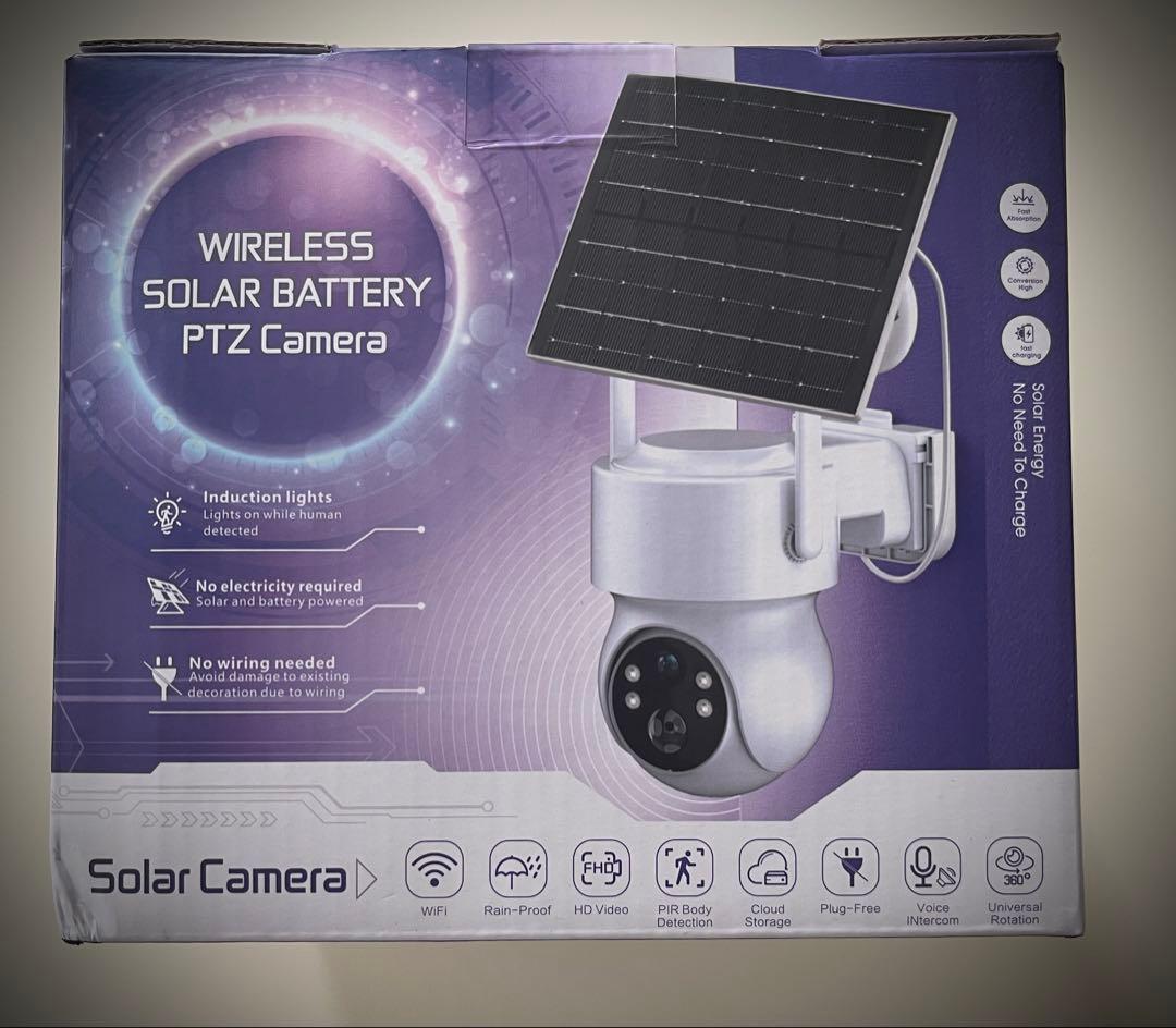 ソーラー充電式 PTZカメラ HD