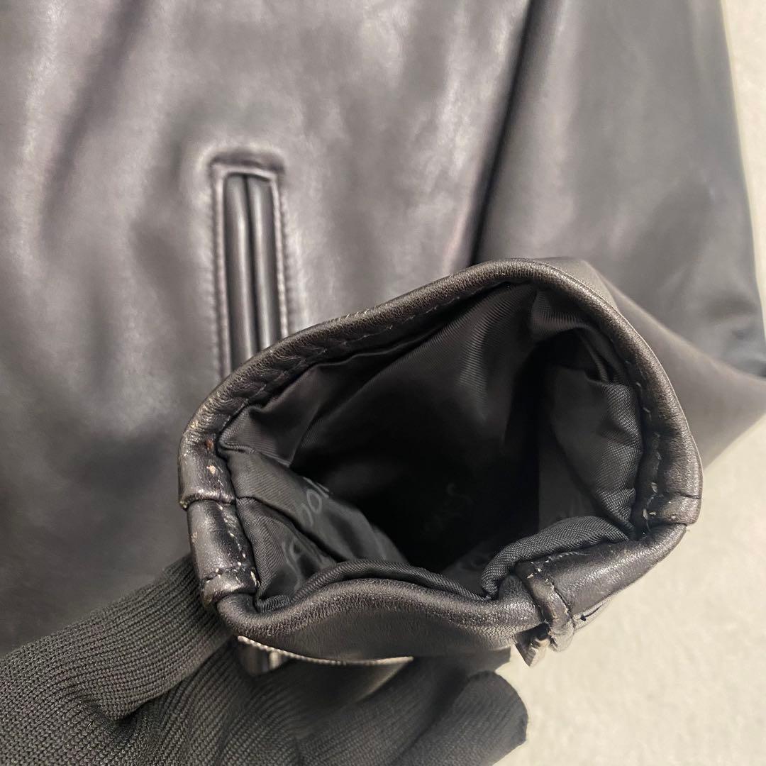 【美品即完売】schott usa製 ライナー付 レザージャケット ブラック