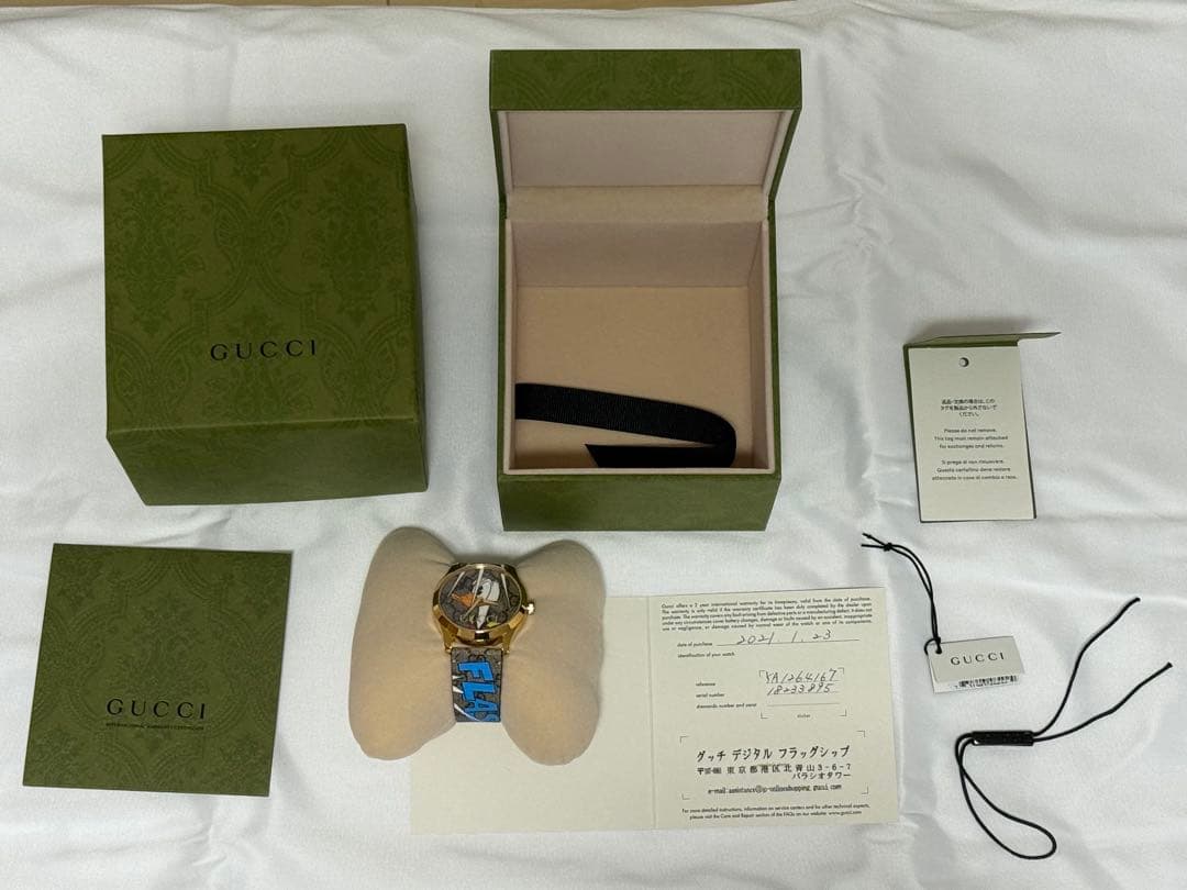 【GUCCI×Disney】ドナルドダック腕時計