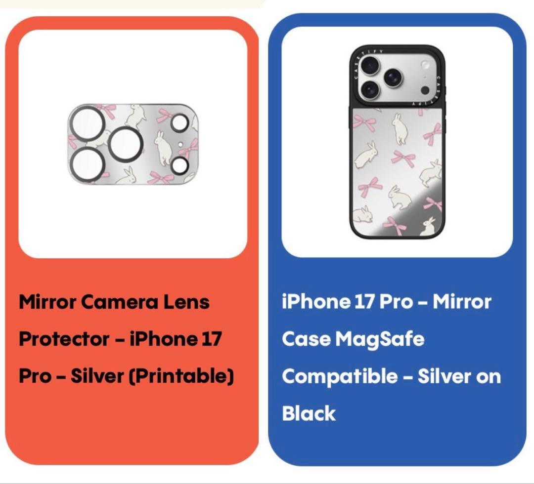 CASETiFY Rabbit Ribbon iPhone 17 Pro ケース