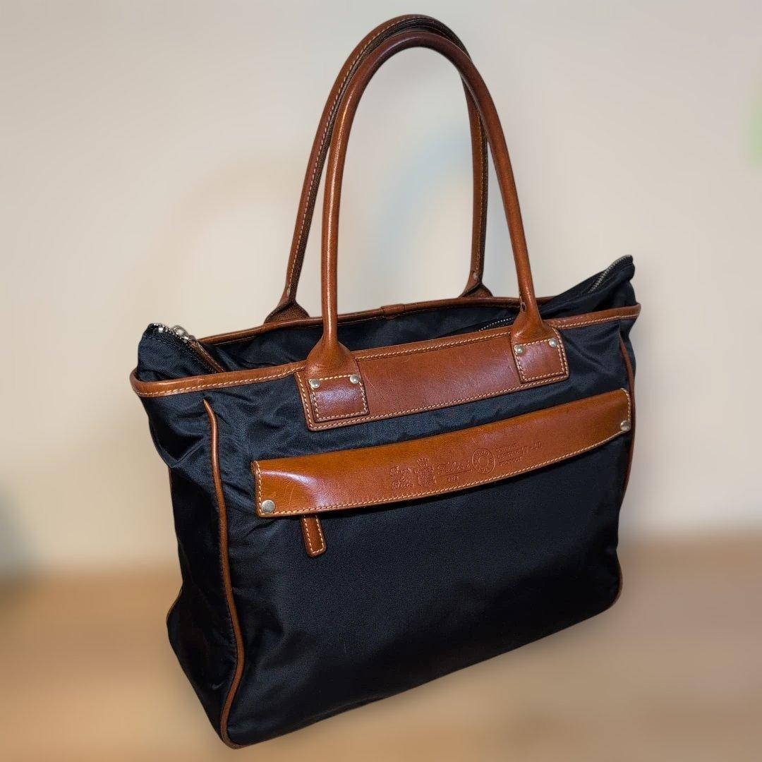 フェリージ トートバッグ ビジネスバッグ ナイロン レザー 17-44