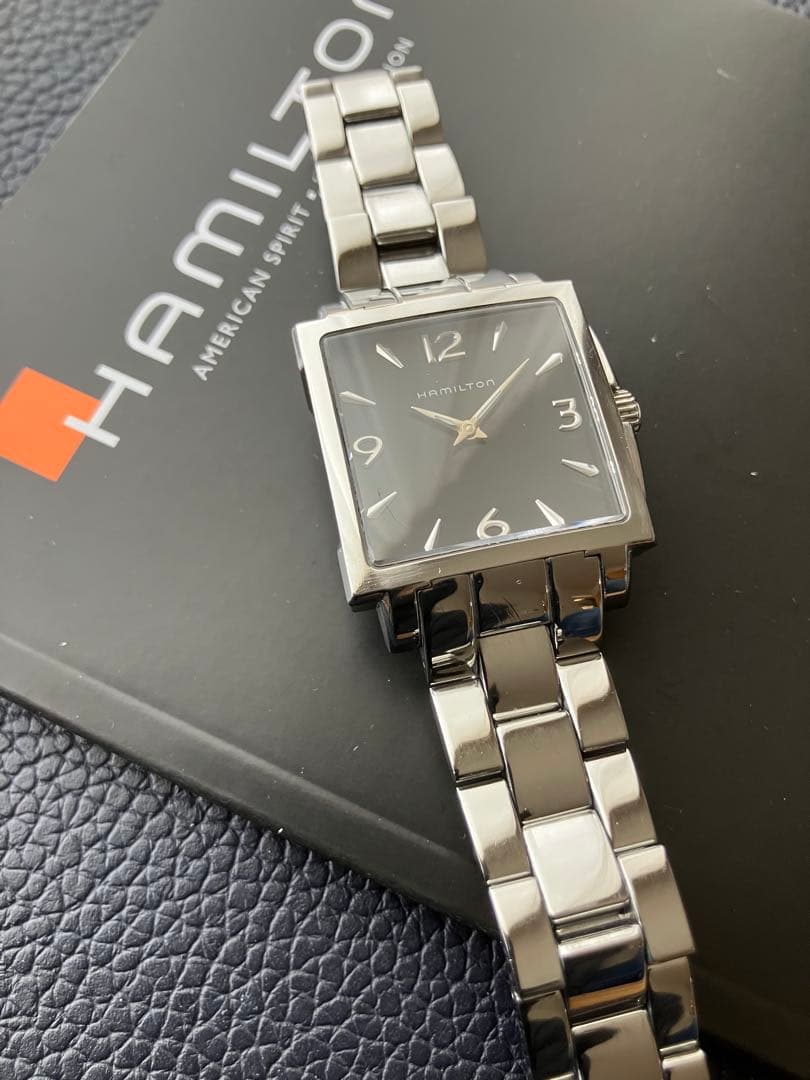 ハミルトン 腕時計 ジャズマスター スクエア レディース