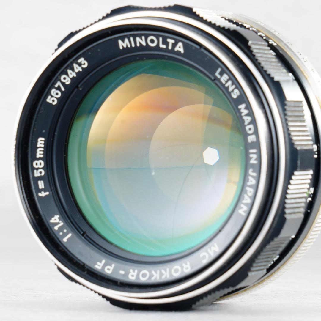 【整備＆テスト済】ミノルタ MC ROKKOR-PF 58mm F1.4 443