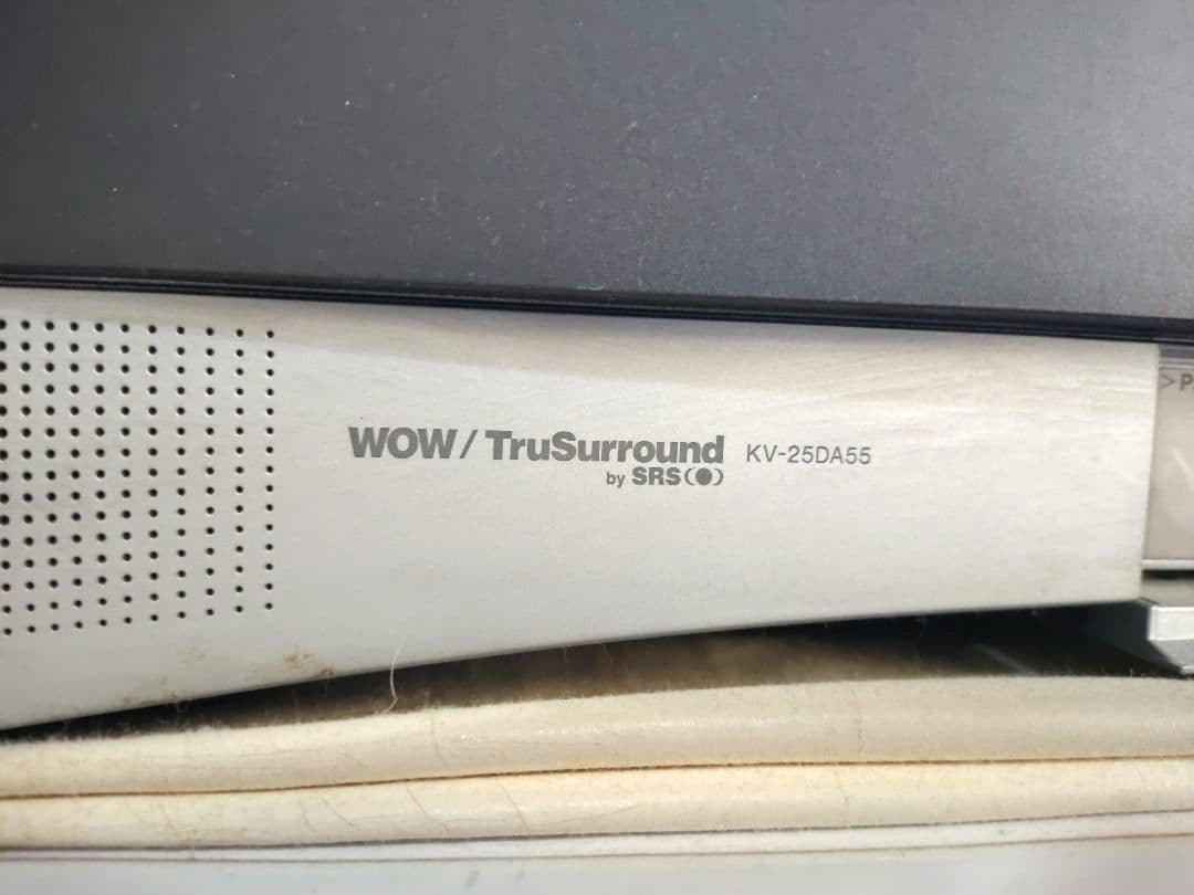 SONY地デジ対応 ブラウン管テレビ 2002年製トリニトロンKV-25DA55