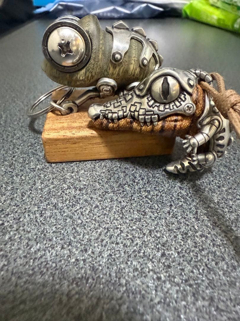 カメレオンとワニ