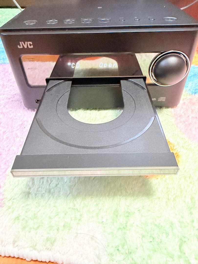 JVC ミニコンポ ウッドコーンスピーカー付き CA-EXS5 新古品