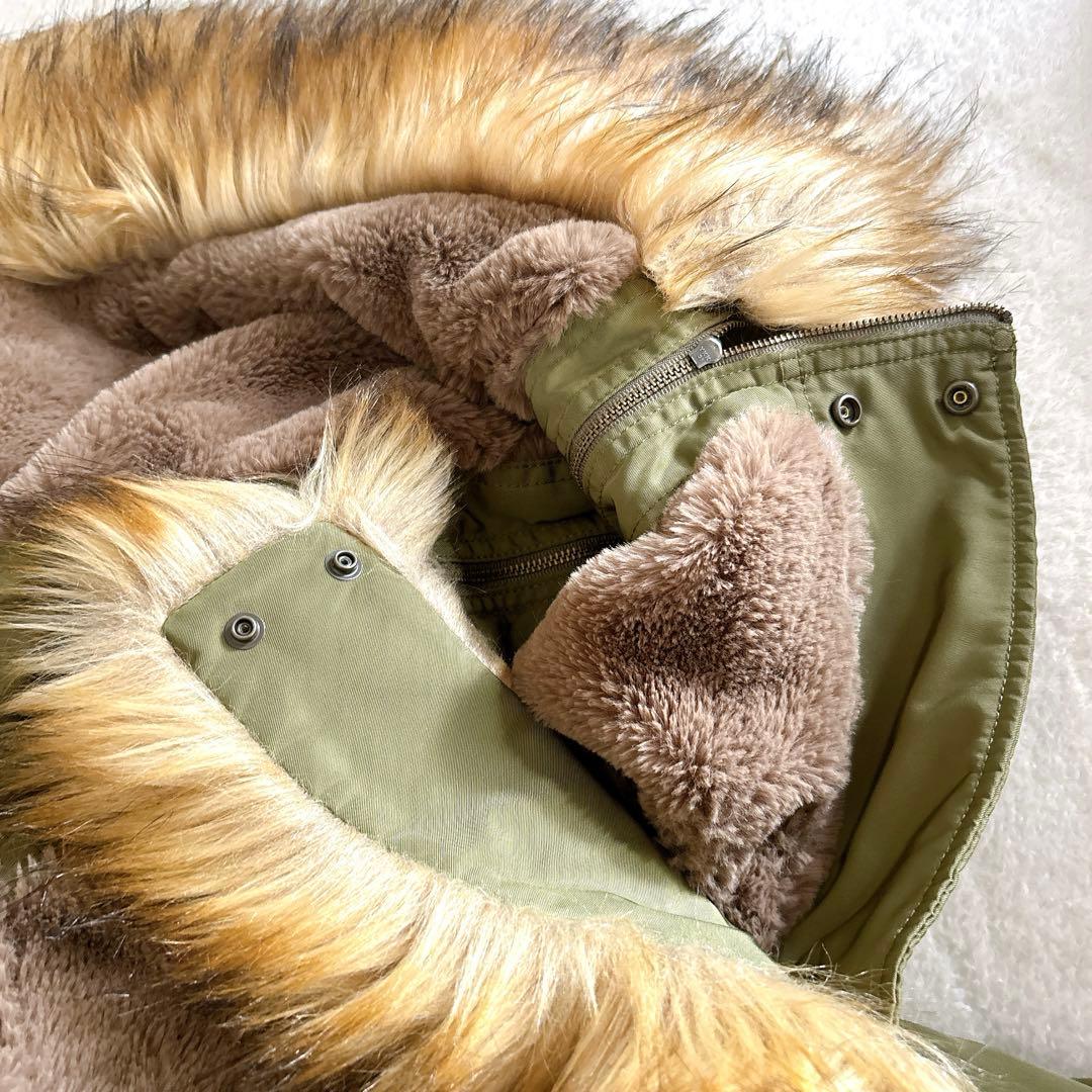 MOUSSY マウジー N-2B ミリタリージャケット F カーキ　Y2K