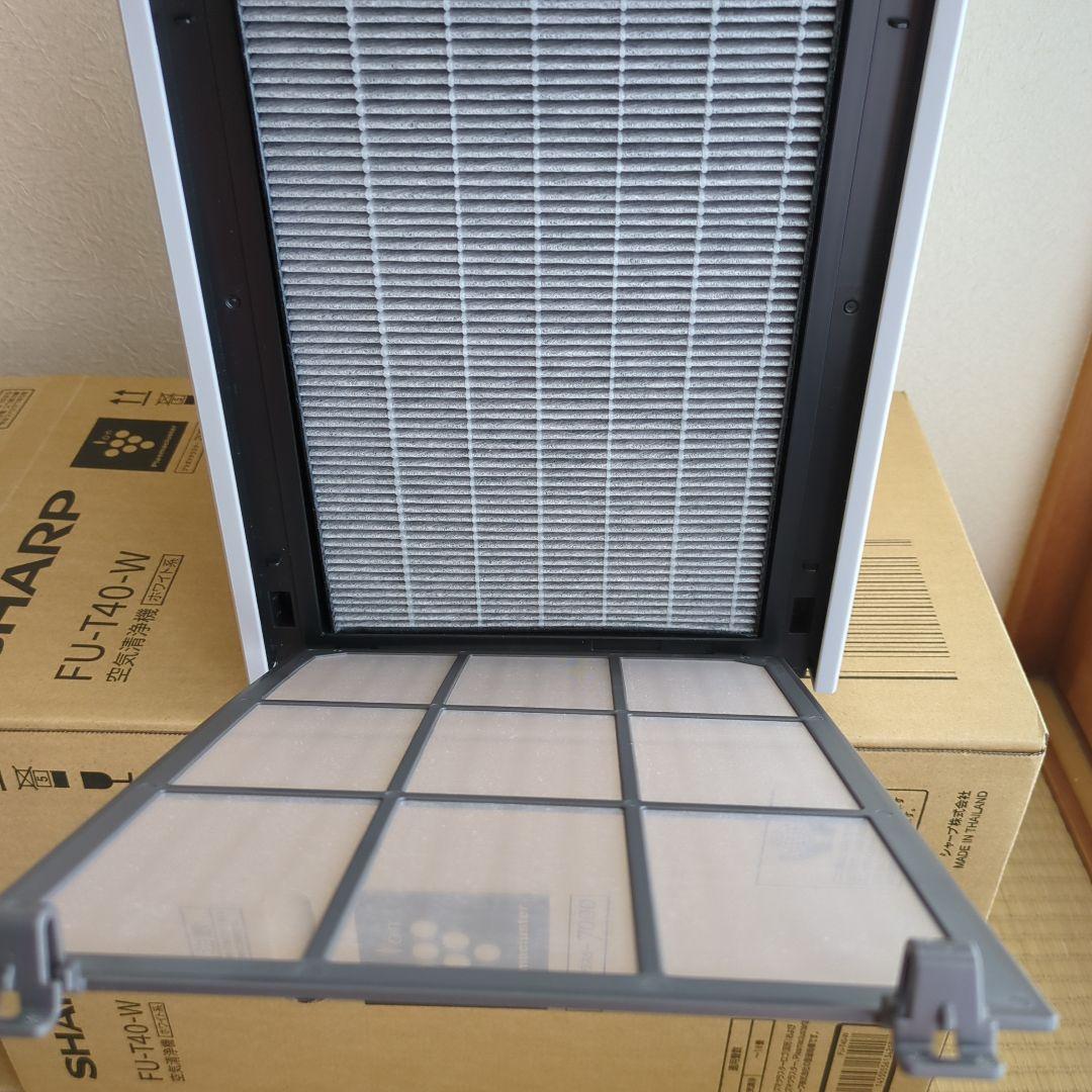 【7/7まで】SHARP FU-T40-W 空気清浄機 ホワイト【未使用に近い】