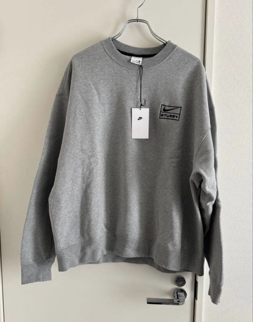 Nike x Stussy スウェット　グレー　L ナイキ　ステューシー