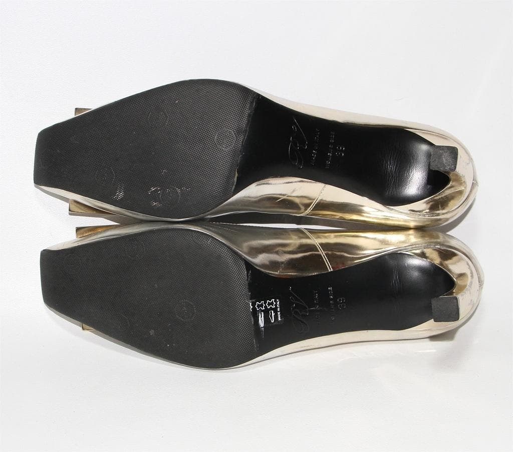 医*ダ様 Roger Vivier Trompette パンプス シルバー レザ