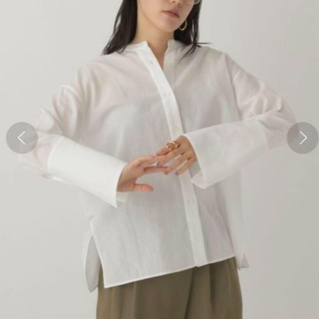 【新品タグ付き】chaosカフシーコットンシャツ　定価3.8万