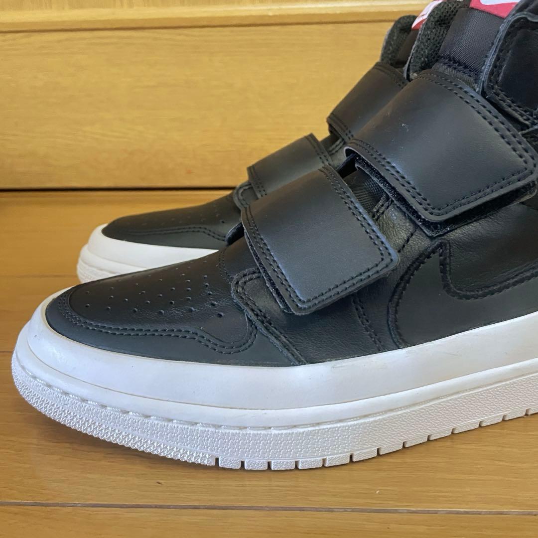 試着程度 ナイキ エアジョーダン1 レトロ ハイ ダブル ストラップ レザー27