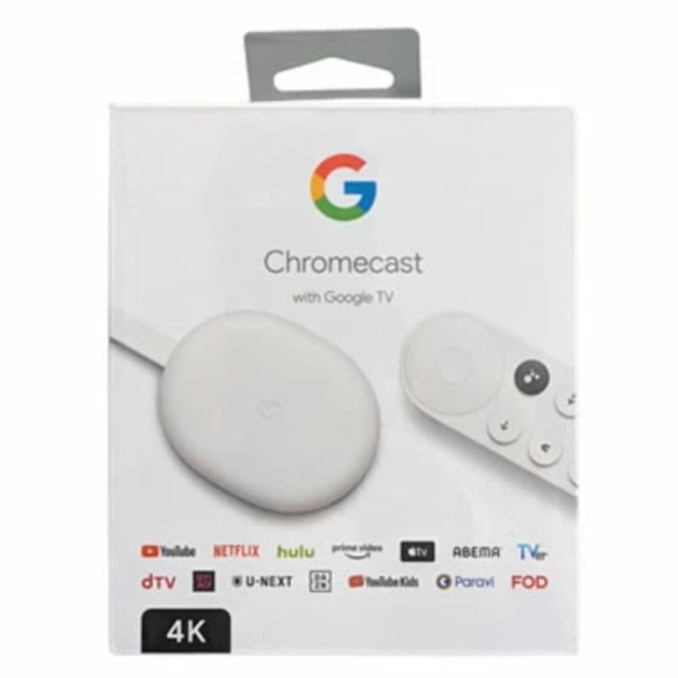 【新品未開封】Chromecast with Google TV 4K ホワイト