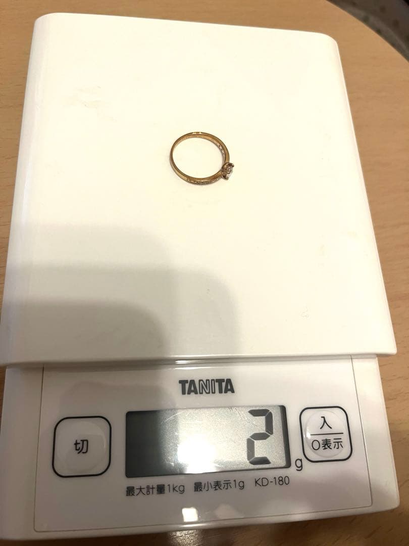 美品　18k リング　ダイヤモンド