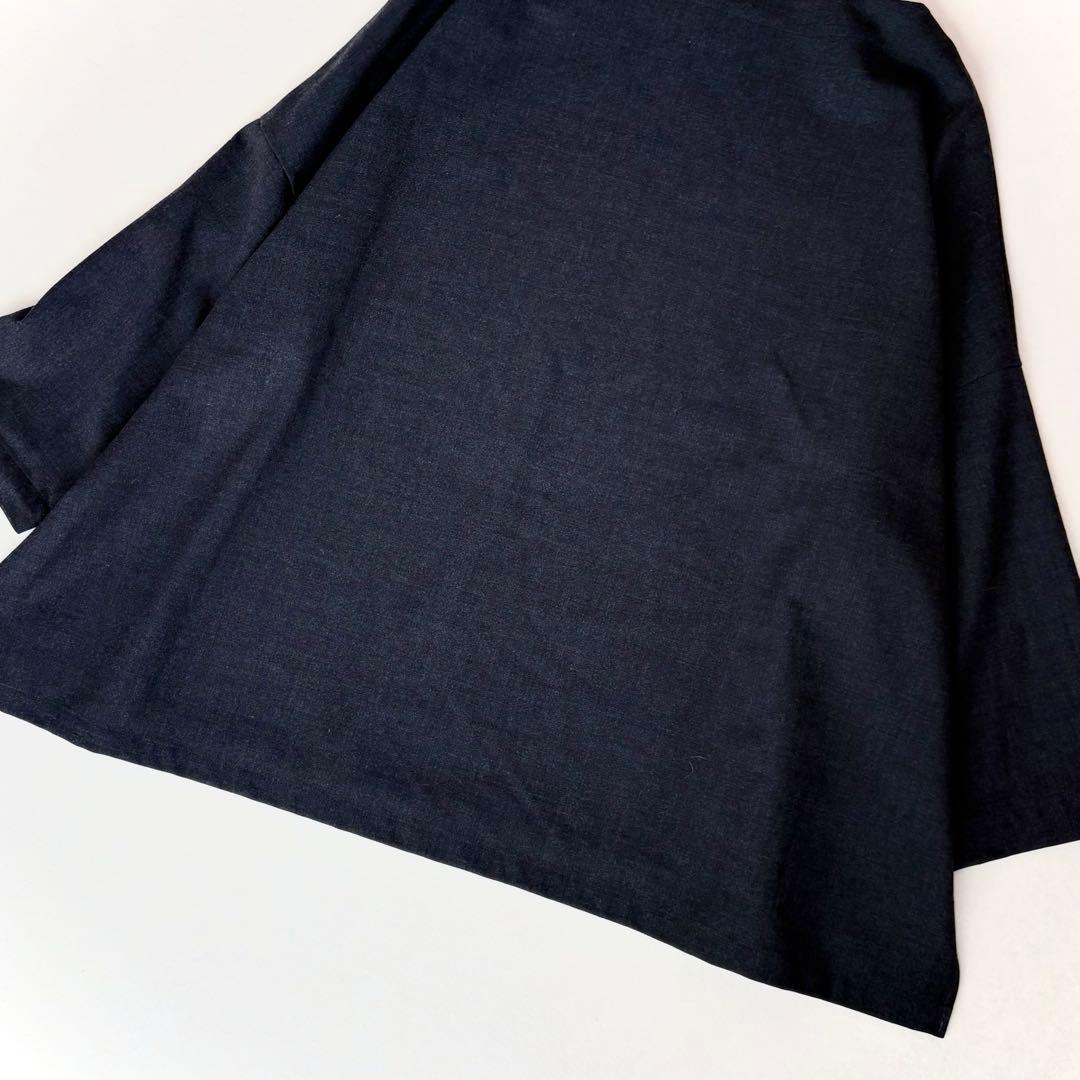 美品　ジャーナルスタンダードラックス　ミドルツイルボートネックブラウス　グレー