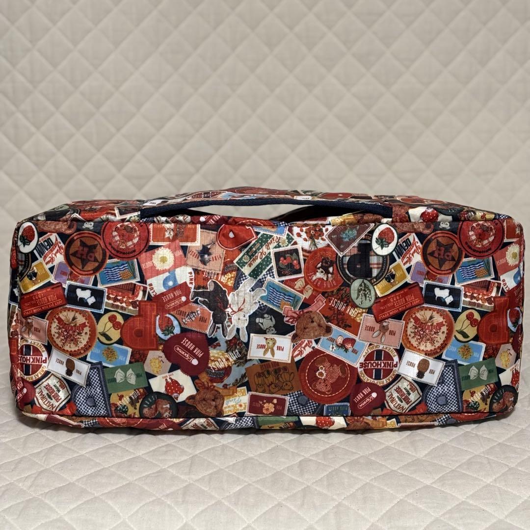 【新品タグ付】レスポートサック×ピンクハウス ミディアムハーパーバッグ ワッペン